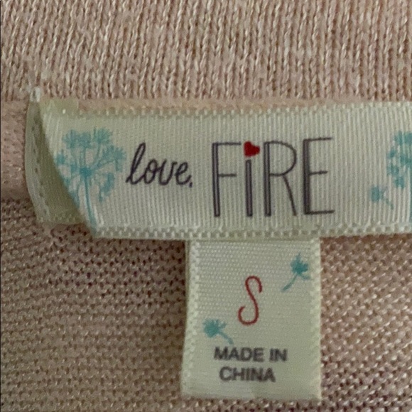 Love fire long sleeve tunic - Picture 2 of 2